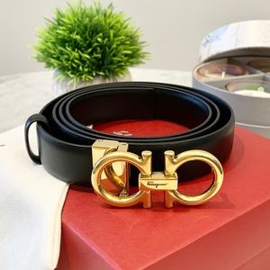 ❌SOLD❌Salvatore Ferragamo Gancini Leather Belt